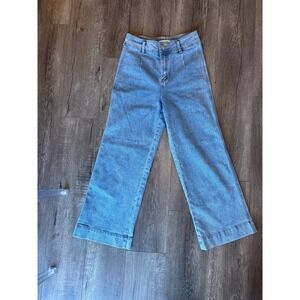 Shop Stevie Jeans Blue Wide Leg High Waist Denim Womens Size Small